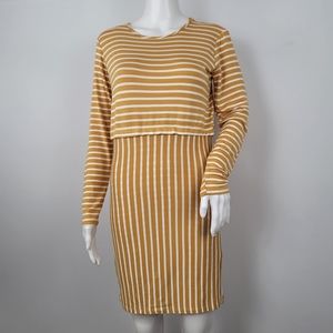 New Dolan Collection Striped Knit Tunic Dress